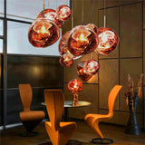 HULIANFU Modern Lava Pendant Lights PVC LED Pendant Lamp Bedroom Living Room Loft Indoor Decoration E27 Hanging Lamp Indoor Home Lighting