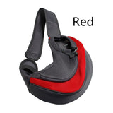 HULIANFU Pet Puppy Carrier S/L Outdoor Travel Dog Shoulder Bag Mesh Oxford Single Comfort Sling Handbag Tote Pouch