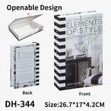 HULIANFU Luxury Fake Books for Decoration Openable Simulation Book Storage Box Coffee Table Books Villa Hotle Home Decor Shooting Props