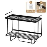 HULIANFU Toilet Water Tank Storage Rack Iron Toilet Punch-Free Multifunctional Storage Rack Bathroom Toilet Upper Shelf  shelf organizer