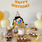 HULIANFU INS First Kids Birthday Daisy Hat Baby Girl Flower Party Hat Mesh Headwear