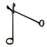 HULIANFU Wick Trimmer Stainless Steel Candle Cutter Oil Lamp Trim Scissors Candle Extinguisher Horn Shape Candle Cover Tool  Accessories