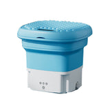 HULIANFU Portable Mini Folding Washing Machine for Socks Underwear Clothes Washer with Dryer Bucket Cleaning Washer Washing Machine