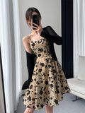 Hulianfu Women Fashion Spaghetti Strap Prom Mini Dress Suit Elegant Sleeveless Slim Vestdios Female Bodycon Evening Party Clothes Summer