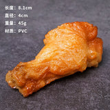 HULIANFU Simulation Fried Chicken Model Food Photo Prop Artificial Hamburger Fake French Fries Cake Funny Toys Fast Food Shop Display Dec