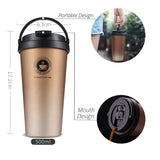 HULIANFU Premium Coffee Thermos bardak Stainless Steel  Mug Vacuum Flask Thermo cup termo cafe thermocouple Water Bottle garrafa termica