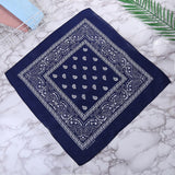 HULIANFU Tie Dye Bandana Cotton Paisley Bandanas Headbands Cowboy Handkerchiefs for Men and Women Colorful Hip-Hop Cycling Outdoor