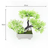 HULIANFU Mini Artificial Aloe Plants Bonsai Small Simulated Tree Pot Plants Fake Flowers Office Table Potted Ornaments Home Garden Decor