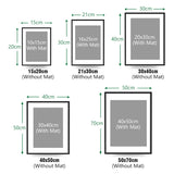 HULIANFU Metal Photo Pictures Frames Modern 30x40 cm A4 21x30 40x50 Gold Black White Mat Plexiglass  Poster Canvas Prints Wall Art Decor
