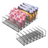 HULIANFU Makeup Blush Organizer Storage for Cosmetics Desktop Makeup Organizer 7-compartment Plastic Eye Shadow Storage Box Organizer