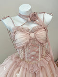hulianfu Summer Women Sweet Pink Lolita Dress Female Ruffle High Waist prom Mini Dress Japanese Summer Girl Kawaii Party Dresses