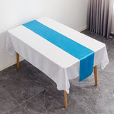 HULIANFU Table Runner Satin Shiny Colour Wedding Decoration Hotel Birthday Party Show Banquet Table Runner
