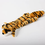 HULIANFU New Cute Plush Toys Squeak Pet Wolf Rabbit Animal Plush Toy Dog Chew Squeaky Whistling Involved Squirrel Dog Toys