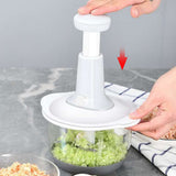 HULIANFU Manual Vegetable Mincers Press Type Household Garlic Meat Cutter Grinders Whisk Stirre Kitchen Food Chopper Mini food Processor