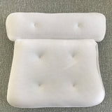 HULIANFU White Butterfly Bath Pillow Breathable Bathroom Cushion Accersories for Home Bathroom Accessories with Suction Cups