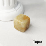 HULIANFU Raw Crystal Natural Stone Ice Tartar Mold Cube Reiki Healing Quartz Home Decoration Collection Gift Whiskey Crushed Chakra Jade