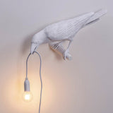 HULIANFU Resin Lucky Bird Crow Wall Lamp Table Lamp Night Light Bedroom Bedside Living Room Wall Lamp Home Decoration