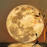 HULIANFU Moon Projection Lamp Creative Galaxy Light Projector Background Atmosphere Night Light Party Decor Birthday Gift Photo Props