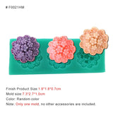 HULIANFU New Mini Flowers Series Silicone Mold DIY Handmade Fondant Cake Baking Chocolate Sugar Cake Tool Resin Polymer Clay Making Mould
