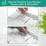 HULIANFU SPA Bath Pillow Bathtub Pillow with 3 Suction Cups EVA foldable Neck and Back Support Bath Tub Pillow For Home Spa Bathroom