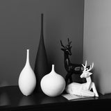 HULIANFU Simple Nordic Style Vases Handmade Art Zen Vases High-Quality Luxury Bedside Restaurant Decorations TV Cabinet