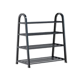 HULIANFU Shoe rack creative light luxury wind dust-proof storage shoe rack dormitory stainless steel
