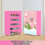 HULIANFU Shoe Rack Multi-layer Household Dust-proof Shoe Cabinet Assembly Economical Shoe Rack Dormitory Door Storage Cabinet
