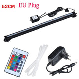 HULIANFU LED Air Bubble Light Aquarium Lamp Underwater Submersible Fish Tank Light Color Changing  Making Oxygen for Fish Tank