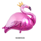 HULIANFU Jungle Cartoon Animal Balloon Rabbit Fox Penguin Hippo Tiger Crocodile Aluminum Foil Balloon Zoo Party Children  Toy
