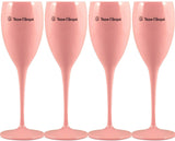 HULIANFU Wine Glasses PARTY White Champagne Coupes Cocktail Glass Champagne Flutes Wine Cup Goblet Plastic Beer Glass  Whiskey Glass