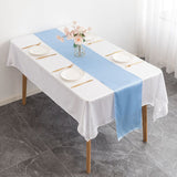 HULIANFU Table Runner Satin Shiny Colour Wedding Decoration Hotel Birthday Party Show Banquet Table Runner