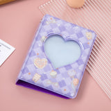 HULIANFU Letter Printed Photo Album 3 Inches Photocard Binder Instax Mini Album Scrapbook For Photos Collect Book Kpop Card Binder