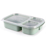 HULIANFU Wheat Straw Lunch Box Bento Box Japanese Style Students 4-box Containers for Food Microwave Office Workers Food Box Fruits Case