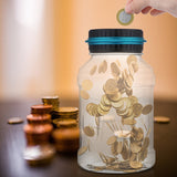 HULIANFU Intelligent new second-generation piggy bank counter coin electronic digital LCD money counter jar coin saving box