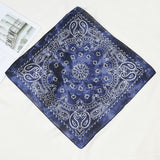 HULIANFU Tie Dye Bandana Cotton Paisley Bandanas Headbands Cowboy Handkerchiefs for Men and Women Colorful Hip-Hop Cycling Outdoor