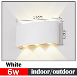 HULIANFU Led Wall Lamp Interior Wall Light IP65 Waterproof Led Lamp Wall Decor For Living Room Bedroom Garden Outdoor Lighting AC86-265