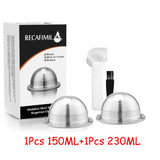 HULIANFU Wholesale Set Stainless Steel Reusable Capsule Compatible with Nespresso Vertuo Vertuoline Coffee Filter