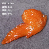 HULIANFU Simulation Fried Chicken Model Food Photo Prop Artificial Hamburger Fake French Fries Cake Funny Toys Fast Food Shop Display Dec
