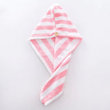 HULIANFU Microfiber Towel Hair Towel Bath Towels For Adults Women Home Embroidered Daisy Animal Coral Velvet Shower Cap Dry Hair Cap 1pc