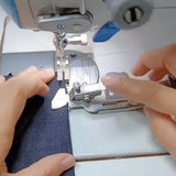 HULIANFU New sewing machine, multifunctional fixed gauge flat car, new presser, presser foot rib thickness adjustable locator