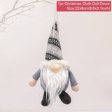 HULIANFU Santa Claus Christmas Doll Merry Christmas Decorations for Home Elk Christmas Ornaments Xmas Tree Decor  Navidad Natal Gifts