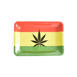 HULIANFU Tobacco Rolling Tray 18*12.5CM Herb Tobacco Tinplate Plate Smoking Accessories Cigarette Rolling Tray For Grinder