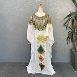 hulianfu Women Long Sleeve Round Neck Fashion Casual Solid Color Sexy Fancy Party Lace And Floor Dress