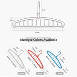 HULIANFU Joybos Clothes Hanger Closet Organizer Space Saving Hanger Multi-port Clothing Rack Plastic Scarf Storage hangers for clothes