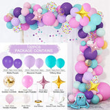 HULIANFU QIFU Macaron Balloons Garland Latex Ballons Arch Happy Birthday Party Decor Kids Adult Wedding Baloon Chain Baby Shower Balon