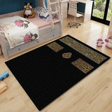 HULIANFU Muslim Prayer Non-slip Carpet Room Mat Square Removable Kitchen Bathroom Floor Waterproof Carpet Mat Bedroom Furry Carpet Tapis