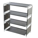 HULIANFU Multi-storey Shoe Rack Multi-functional Organizer Household Cloth Storage Rack Easy To Assemble Dormitory Provincial Space Rack