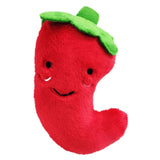 HULIANFU Pet Toys Plush Squeaky Toy Bite-Resistant Clean Dog Chew Puppy Training Toy Soft Banana Bone Vegetable Fruit Pet Supplies