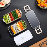 HULIANFU lunch box for kids bento box picnic tableware Plastic storage container	lunchbox Packed lunch boxes thermal lunch boxes for food