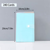 HULIANFU Photocard Holder Collection Album Idol Chasing Star Binder Photocards Collection Book Large-capacity Ticket Card Book Card Bag